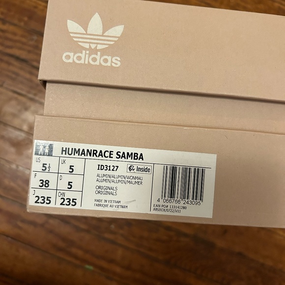 Pink Pharell Human Race Adidas Sambas Mens 5.5 - Picture 6 of 6